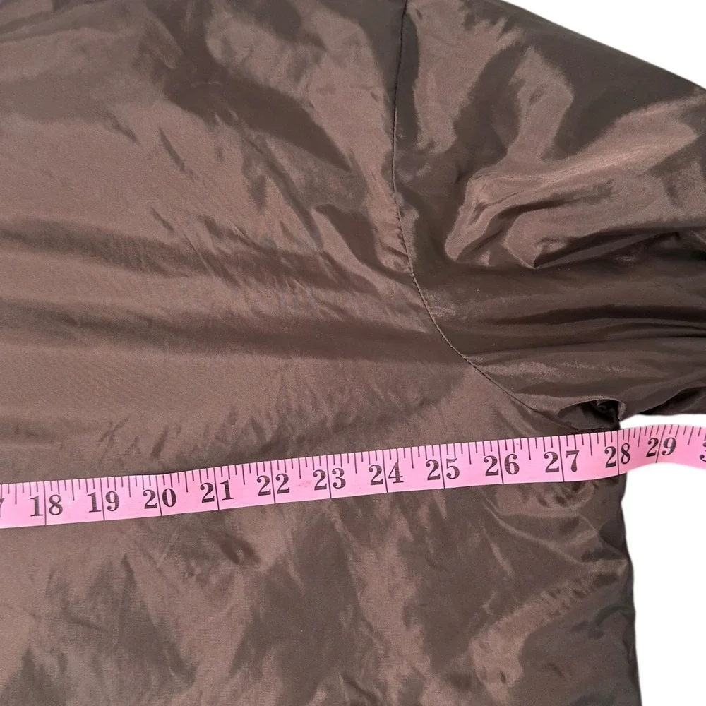 RedHead Mens Chocolate Brown Nylon Bomber Jacket L/G Insulated Pockets‎ Hunting